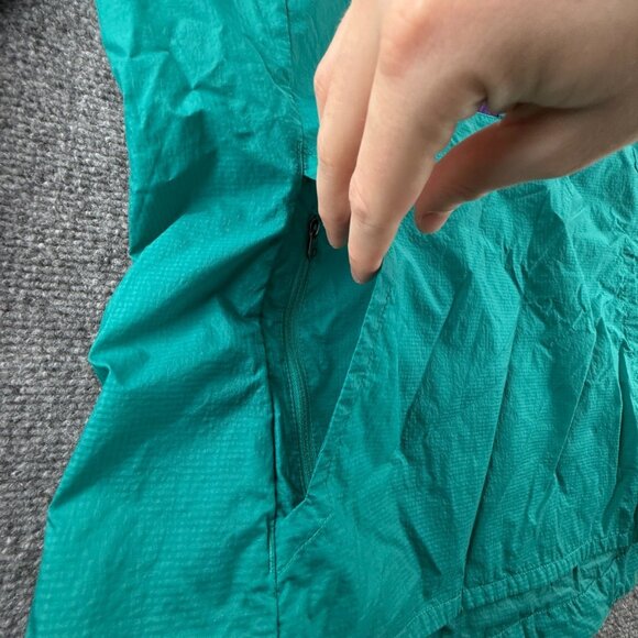 Patagonia Houdini Lightweight Snap Jacket Packable Small Purple Green Nylon - Picture 2 of 14